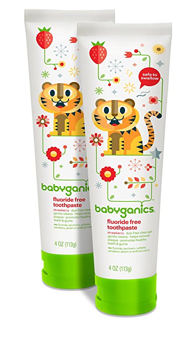 babyganics fluoride free toothpaste